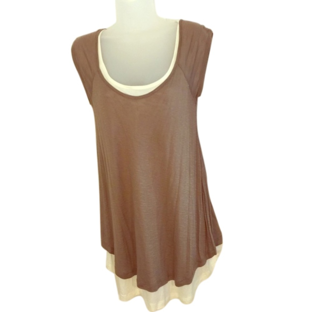 Long double layered t shirt